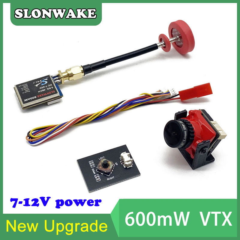 Drone Rc Controller And Receiver - 5.8G 48CH 600mW regulowany nadajnik VTX-CAM