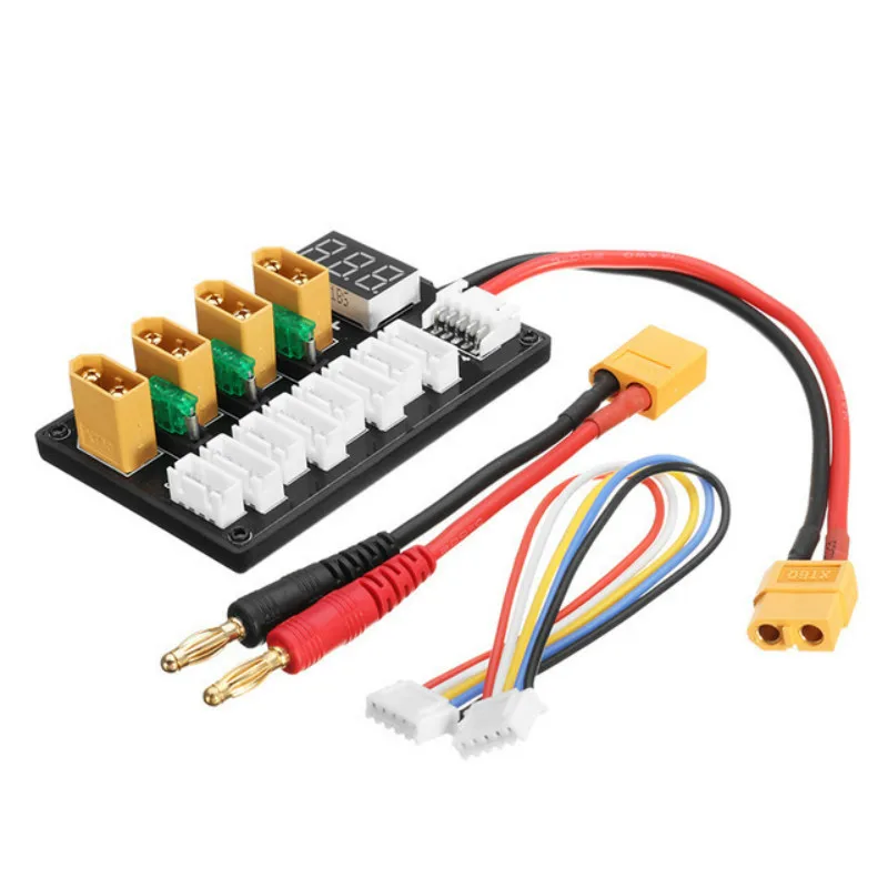 Lipo Parallel Charging Board - 3S/4S XT60 B6 Bateria Lipo 5P
