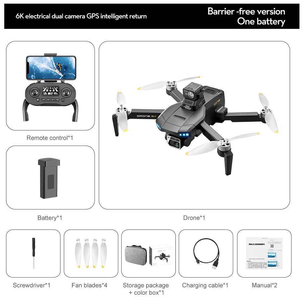 Drone Top Rc - Nowy dron GPS 8K Profesjonalny HD