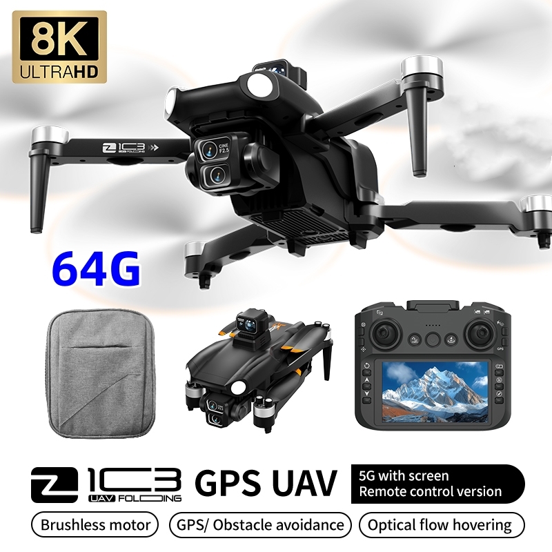 Drone Top Rc - Dron 8K Profesjonalny z GPS, Kamerą
