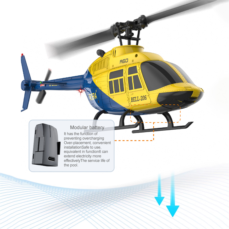 Helikopter RC A60 2.4G z 6-osi – Drone Rc Bolide recenzja i cena