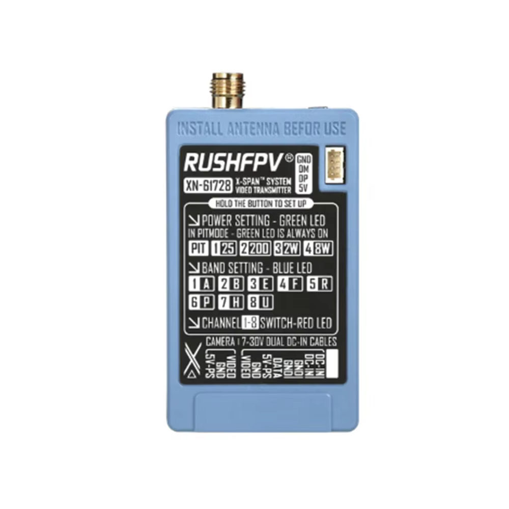 RUSHFPV 6.1‑7.2G 8W X61728 VTX – Drone Rc Controller And Receiver recenzja i cena