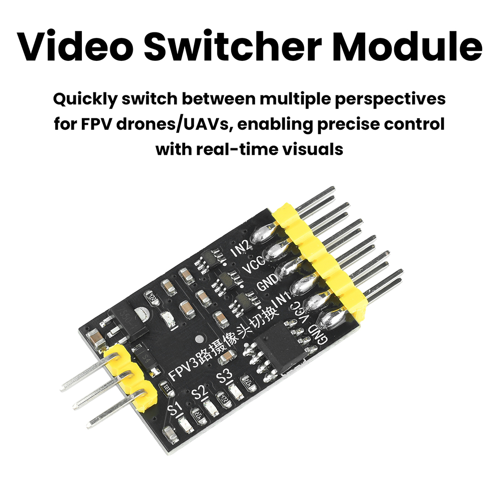 Moduł przełącznika wideo 3-kan – Drone Switch Rc recenzja i cena