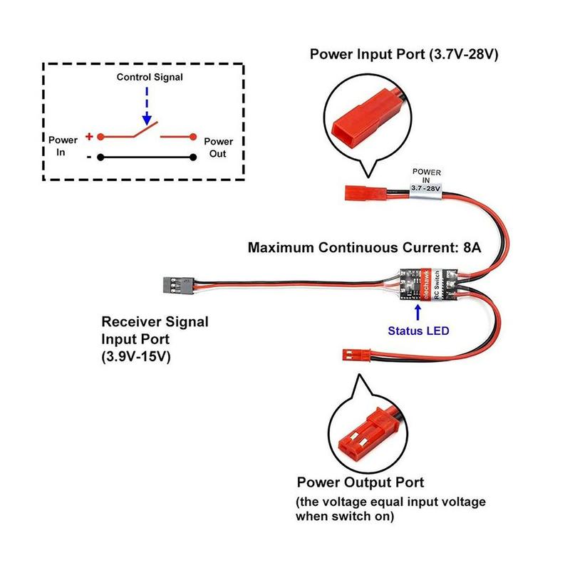 2-20A Wysokoprądowy Elektronic – Drone Switch Rc recenzja i cena