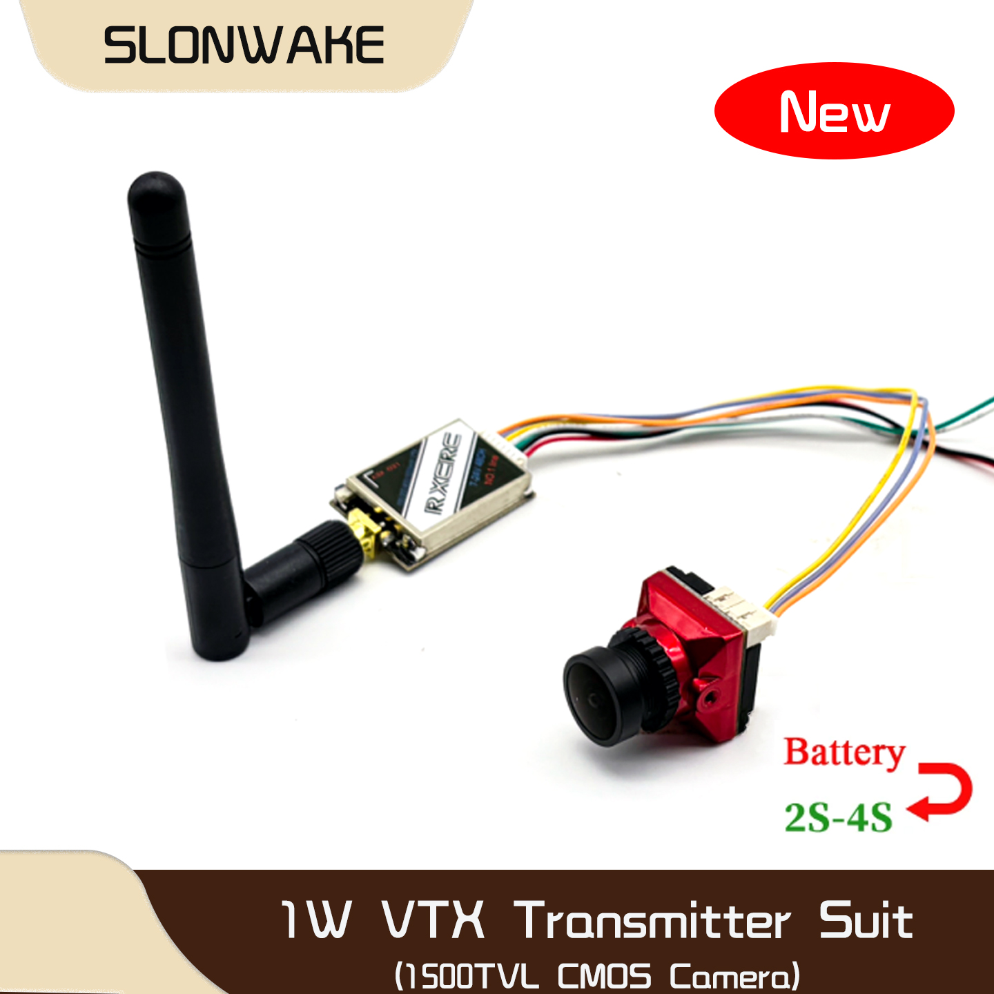 SLONWAKE 5.8G 48CH 1W VTX 100/ – Drone Rc Controller And Receiver recenzja i cena