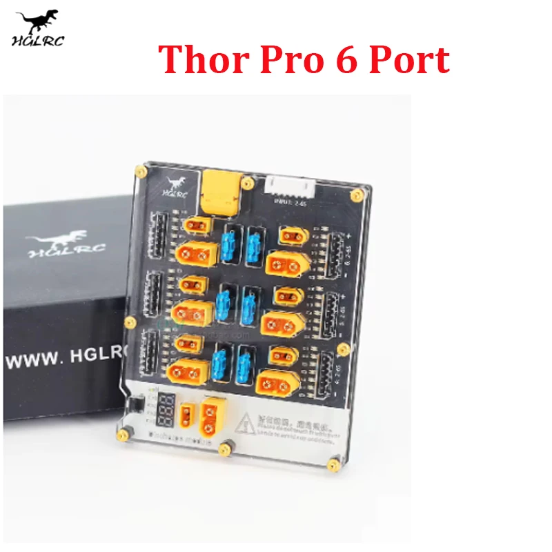 HGLRC Thor Pro 6-portowa Płytk – Lipo Parallel Charging Board recenzja i cena