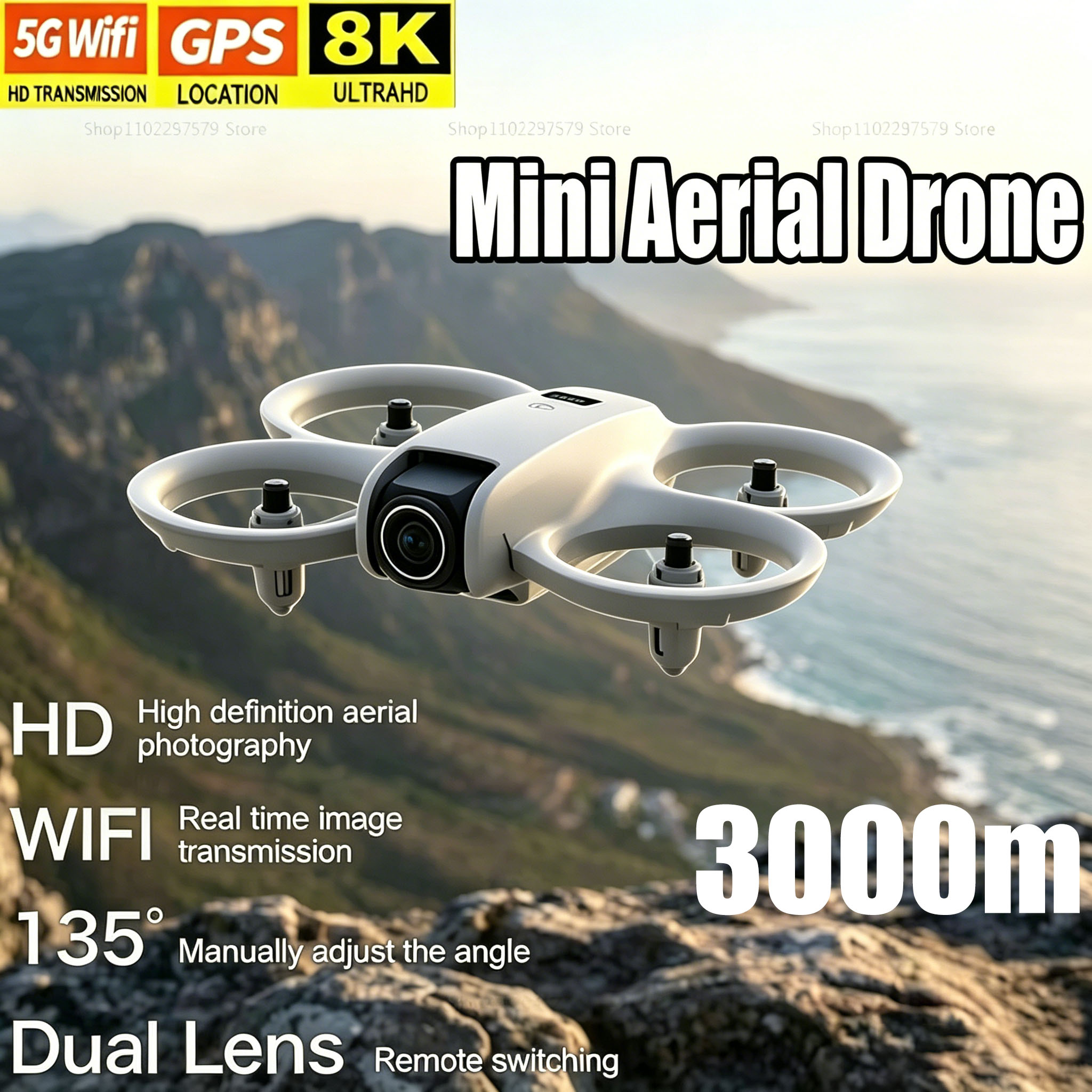 Mini Dron z Kamerą 8K HD FPV S – Drone Rc Explorer recenzja i cena