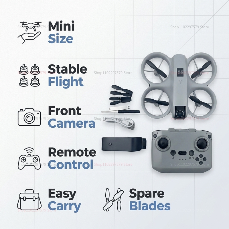 Mini Dron z Kamerą 8K HD FPV S – Drone Rc Explorer recenzja i cena