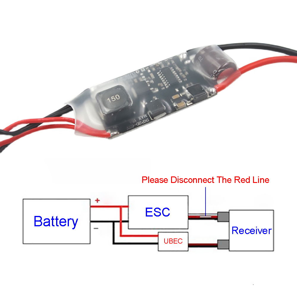 UBEC BEC 15A 6S-12S Regulator  – Drone Switch Rc recenzja i cena