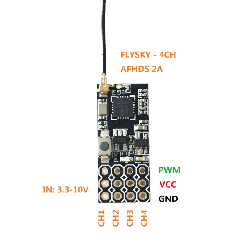 Odbiornik Flysky FS2A Mini 4CH – Drone Rc1 recenzja i cena