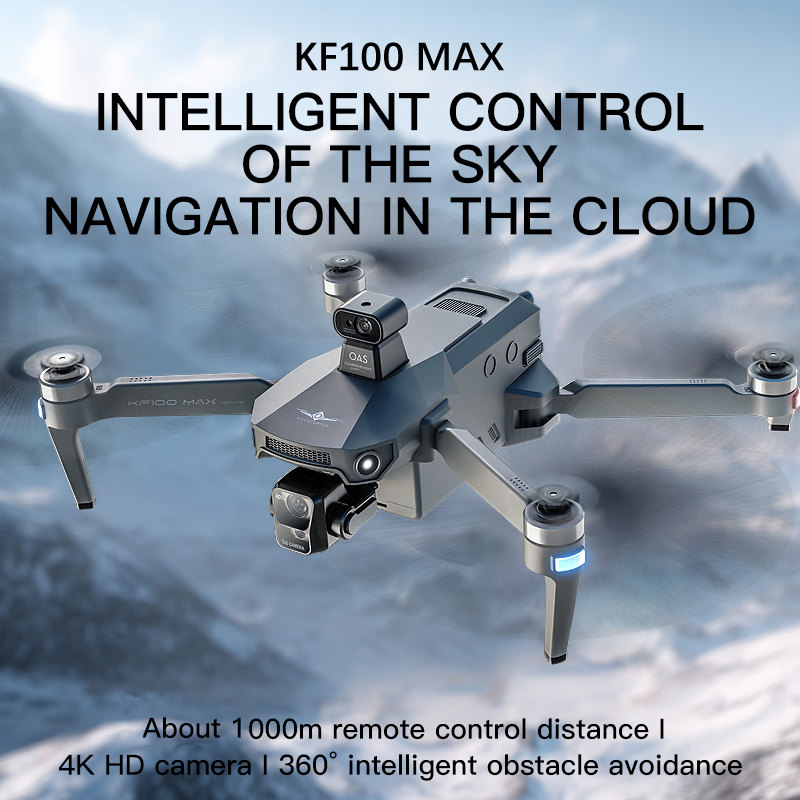 Dron GPS KF100 MAX Kamera 4K 3 – Drone Rc Gps recenzja i cena