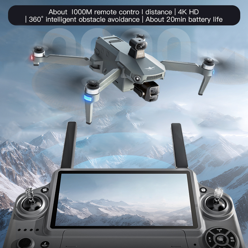 Dron GPS KF100 MAX Kamera 4K 3 – Drone Rc Gps recenzja i cena