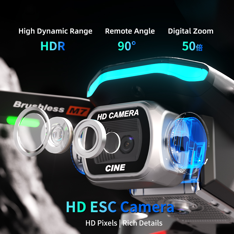 Nowy dron RC M7 z kamerą 8K HD – Drone Rc S156 recenzja i cena