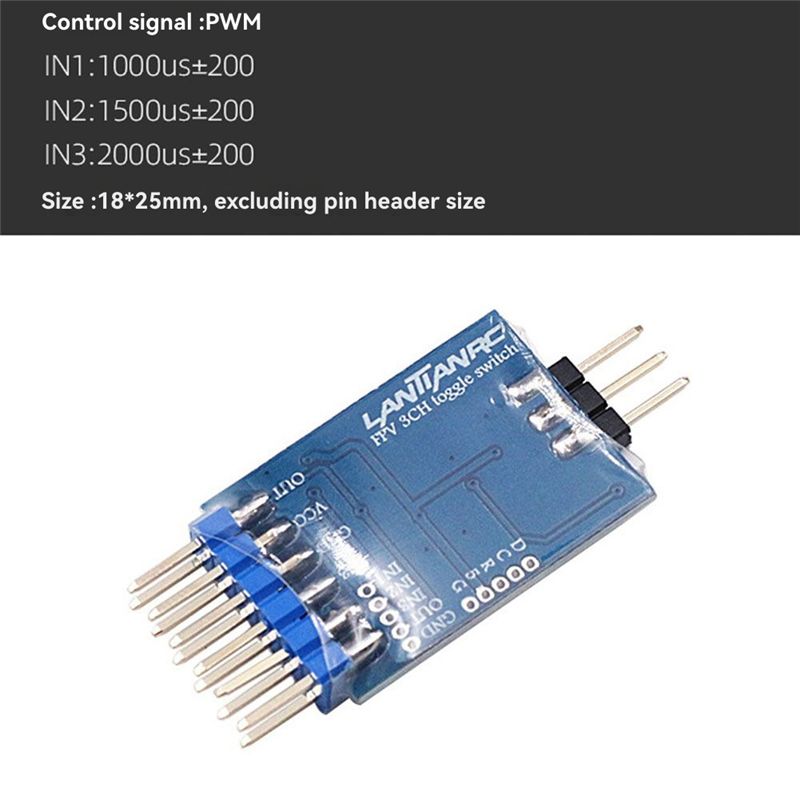 Moduł przełącznika 3-kanałoweg – Drone Switch Rc recenzja i cena